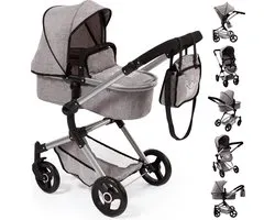 Bayer Design - Combi Poppenwagen Neo Vario - Grijs