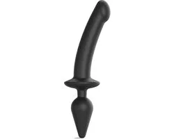 Strap-On-Me - Switch Plug-in Semi-Realistic Dildo Noir L