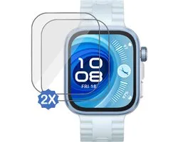 2x Screenprotector geschikt voor Huawei Watch Fit 4 Pro - Folie Screen Protector