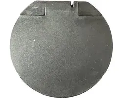 Scame Opbouw Cover pour Borne de Recharge, Prise Murale Type 2 Volet, Volet EV, 200.23260CR avec Caoutchouc, Boulons et autocollant pour diverses bornes de recharge