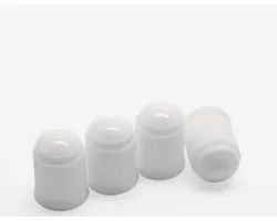 TT-products ventieldoppen kunststof wit 4 stuks