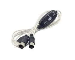 Ziyan b60 midi usb cable interface converter 5 pole in out midi to usb adapter 2m - ShopVlot