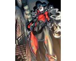 Canvas Wanddoek Harley Quinn Rookpistool 60x80 cm