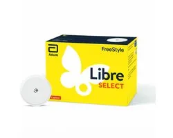 Capteur Freestyle Libre Select - Mesure du glucose sans alarme et sans piqûre - 14 jours - 1 capteur