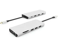 eSTUFF ES623009 interface hub USB 3.2 Gen 1 (3.1 Gen 1) Type-C 5000 Mbit/s Grijs
