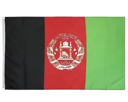Afghaanse Vlag - Vlag van Afghanistan - Parcham-e Sitara-o-Hilal - 150/90CM - Polyester - WK - Voetbal - Landen - Flag - CHPN