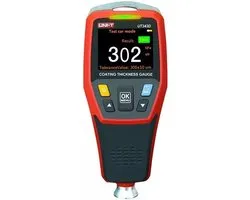 UNI-T UT343D - Nauwkeurige  Lakdiktemeter / Laagdiktemeter / Schadedetectiemeter - 0 tot 1250um