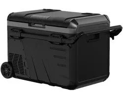 Evolar Elektrische Compressor Koelbox - 35L - 12V et 230 volt - Avec Roues & Poignée - Coolbox - Zwart