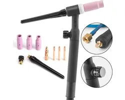 STAHLWERK WP-17V Torch Tig / Torche de soudage Universal jusqu'à 200 A avec faisceau de 4 m et mandrin de 9 mm