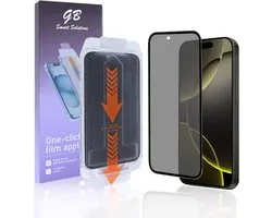 Protection d'écran GB ProGuard Incognito Privacy pour iPhone 16 Pro Max – Film applicateur – Glas trempé – Couverture intégrale – Anti-regard