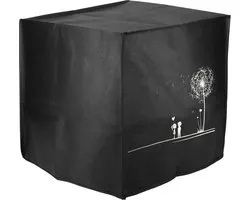 kwmobile Housse de protection pour friteuse à air chaud adaptée à Philips Essential Airfryer XL - Housse en plastique pour friteuse - Design Pissenlits Amour