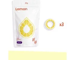 Air Up LEMON PODS - Comprenant 3 dosettes - recharge - hydratant - Air up - eau parfumée - vegan - bio