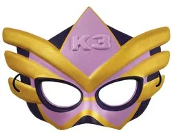 Studio 100 K3 - Verkleedmasker - Superhelden - Eva foam masker - Met elastische band