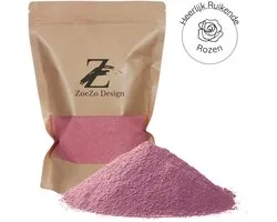ZoeZo Design - Bougie Sable Rose - Geur Rose - 400 g - Fabrication de Bougies DIY - Réutilisable - Comprend 4 mèches - Durée de combustion 50 heures - Sable à bougie - Cire à bougie - Poudre à bougie - Bougie unique - Rose
