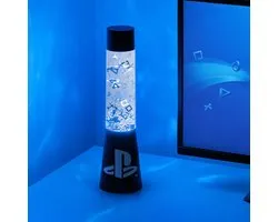 PlayStation Glitter Liquid Flow Lamp met Zwevende Controllericonen – Officieel Gelicentieerde Sony Merchandise, Nachtlamp & Gamekamer Decoratie- Paladone