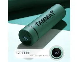 Slimme Thermosfles met LCD temperatuur Display - Isolatiefles 500 ML - Rubber Coating - Dubbelwandige Thermosfles - Thermosbeker - Isoleerfles - Thermoskan - Travel Mug - bidon drinkfles - Koffiebeker - Drinkflessen - RVS - Smart Thermos