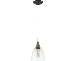 Hanglamp - Steady Lighting - Metaal -  - E27 - L: 16.2cm - Voor Binnen - Woonkamer - Eetkamer - Wood