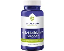 VitaKruid Zink Methionine & Koper 90 capsules