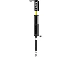 Lezyne Pocket Drive HV - Handpomp - Fietspomp - Tot 6.2 bar - ABS Flex Hose - Presta en Schrader ventielen - Aluminium - Zwart