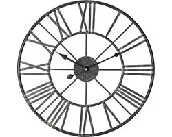 Grande horloge murale numérique Argos Home - Chiffres romains - Noir - 45 cm