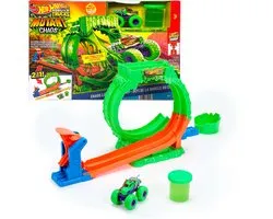 Hot Wheels Monstertrucks Gemuteerde Chaos Loopinguitdaging - Met Slime