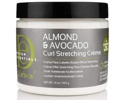 Design Essentials - Natural Almond & Avocado Curl Strechting Cream - 473ml