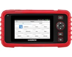Launch - OBD2-scanner - Diagnosecomputer - Slimme diagnosetool - Foutverwijdering - 7 Reset-service - ABS SRS Engine AT+ - Rood