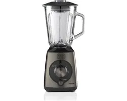 BLACK+DECKER BXJB1000E blender 1,5 l Cooking blender Zwart, Transparant 1000 W