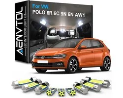 Led Interieur Verlichting Geschikt Voor VW POLO 6R 6C 2010-2018 Wit 6000K Vervanging Gti Tsi R Line Tdi Gtd