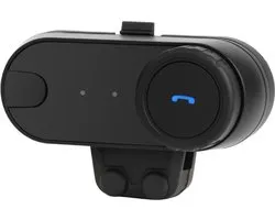 Intercom Motor Helm - Motor Communicatie Handsfree - Motorhelm Headset Waterdicht Bluetooth Draadloos - Zwart