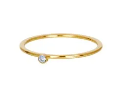 Rondelle iXXXi 1 mm Light Saphire 1 Stone Crystal Gold | Taille 18