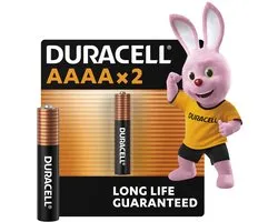 Pile LR61 (AAAA) LR61 (AAAA) alcaline(s) Duracell DUR041660 1.5 V 600 mAh 2 pc(s)