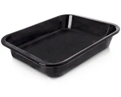 Plateau de cuisson émaillé profond rectangulaire 36 x 28 x 6 cm