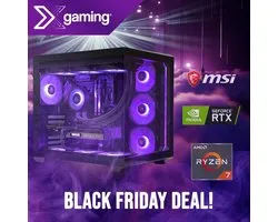 Xgaming Black Friday Gaming PC - AMD Ryzen 7 7800X3D - Nvidia GeForce RTX 5070Ti - 2TB NVME SSD - 64GB DDR5