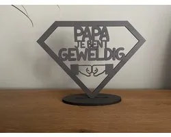 Cadeau avec texte - Cadeau pour papa - Cadeau - Cadeau - Anniversaire - Cadeau Vaderdag - Cadeaux fête des Vaderdag - Cadeaux fête des Vaderdag