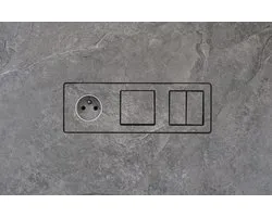 Tegelbaar lichtschakelaar - Hidden light switch - the Legrand Valena Life pasvorm - Lichtknop - Badkamer trend 2026 - Modern