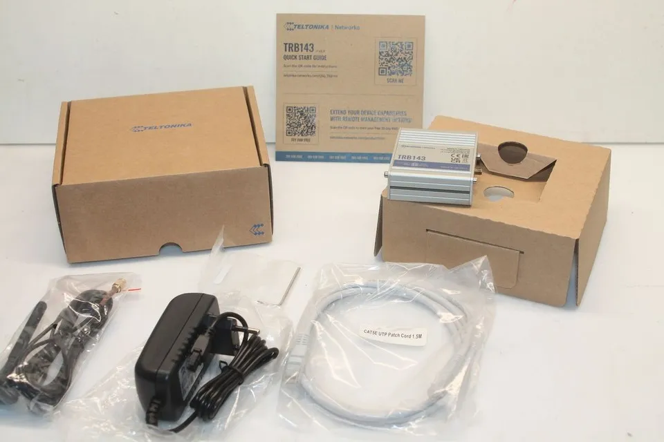 TELTONIKA .. TRB143 PASSERELLE INDUSTRIEL 4G LTE M-BUS Gigabits Cortex A7 .