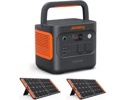 Jackery Explorer 2000 V2 – Powerstation – 2000W – 2042Wh – 2× SolarSaga 100W inbegrepen