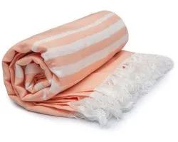 Grande serviette de bain 100 % Bamboo | Serviette de bain, de voyage, de gym, de plage, de Pool et de Yoga |75 X 150 cm | Couleur - Peach