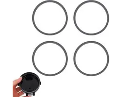 4 Stuks 7,5cm Blender Rubberen Afdichtingspakkingen, Compatibel met Ninja BC151 Serie Vervangende Onderdelen voor Dekselafdichting O-Ringen Duurzame Pakking voor Blenderaccessoires