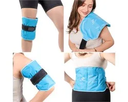 Chillaxy Compresse froide – Icepack, Coolpack, Compresse de glace – Compresse froide contre la douleur et le gonflement – Gelpack réutilisable
