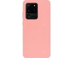 BMAX Siliconen hard case hoesje geschikt voor Samsung Galaxy Note 20 Ultra / Hard Cover / Beschermhoesje / Telefoonhoesje / Hard case / Telefoonbescherming - Peach