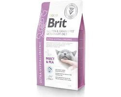 Brit Care Grainfree Veterinary Diet Cat Ultra- Hypoallergenic Insecte 5 kg - Chat