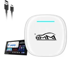 Carplay Android Box - Multimedia Video AI - Slimme Auto Navigatie - Android 15 Systeem - 8GB RAM 128GB - Wit