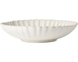 Costa Nova - Diep bord - Mallorca - 24 cm - Créme - Stoneware - Pastabord