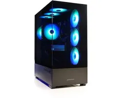 PC de jeu BitBull Ryzen 7 9800X3D – GeForce RTX 5090 32 Go – Refroidissement par eau à 360° et affichage de la température – 5,2 GHz TURBO – SSD M.2 GEN4 2 To – RAM DDR5 RGB 32 Go – Wi-Fi 6E|Bluetooth 5.3 - Windows 11 Professionnel
