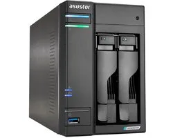 Asustor Lockerstor 2 Gen2 - NAS-server - 2 bays - Intel Celeron N5105 Quad-Core - 4GB DDR4 - 2x 2.5GbE - 2x USB-A - 1x HDMI - Zwart