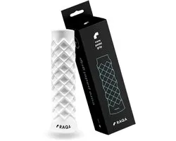 Raqa ® Padel grip – Basisgrip – Padelgrips - Hesacore - Siliconen grip - Padel grips - Grip - Wit – 1 pack- Extra grip & duurzaam - Design in NL