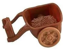 Chariot de rechange marron pour crèche de Noël – Adapté pour l'ensemble Fisher-Price Little People
