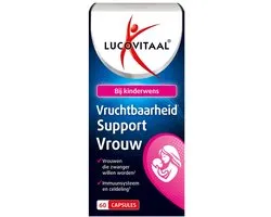 Lucovitaal Vruchtbaarheid Support vrouw 60 softgels